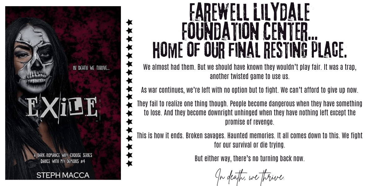 An Audiobook Review of Exile by Steph Macca: The Unhinged Finale of Dance With My&nbsp;Demons